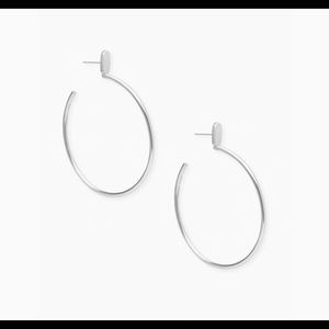 Kendra Scott Silver Hoop Earrings